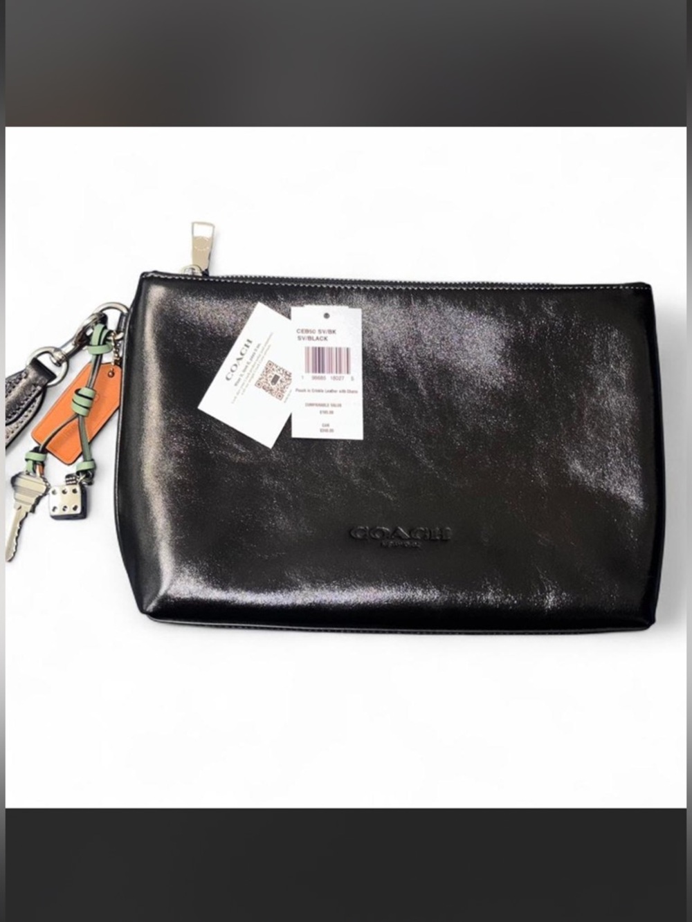 NWT Coach Pouch With Charms - Picture 2 of 4